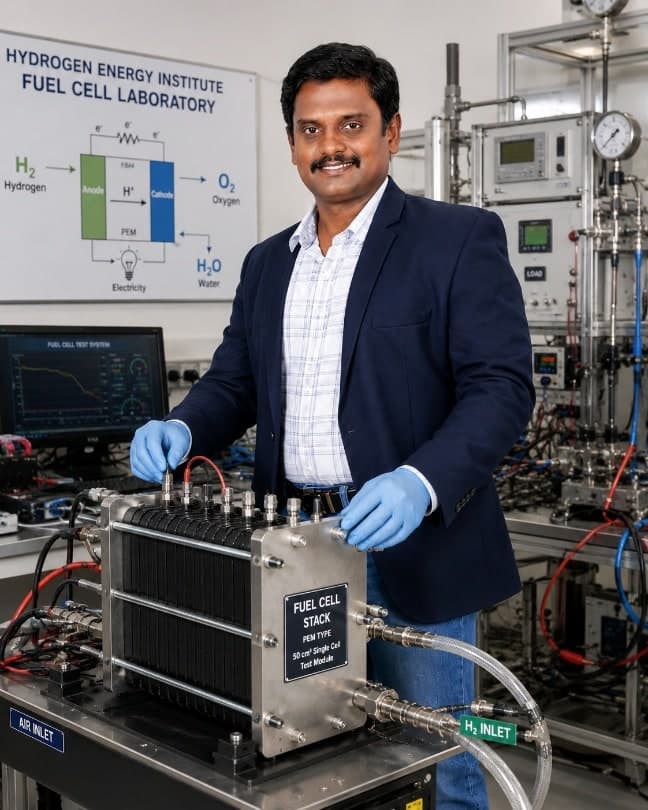 Portrait of Dr. Aristatil Ganesan, Senior Scientist & Coach